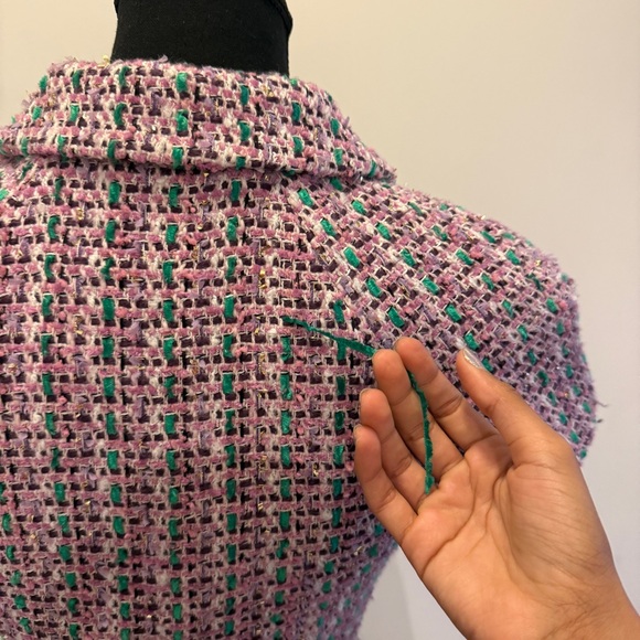 Kate Spade Pink Tweed Mini Dress - Picture 4 of 6